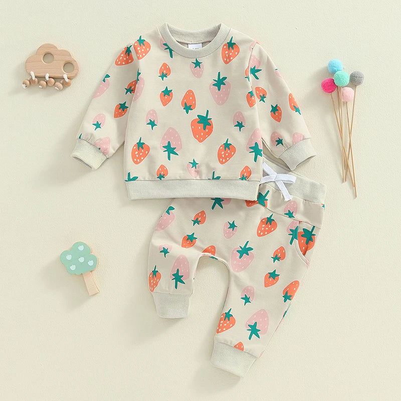 2 Piece Strawberry Outfit