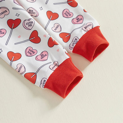 2 Piece Heart Lollipop Outfit