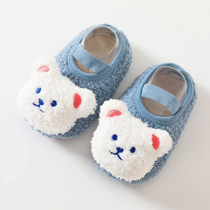 Cartoon Bear Winter Thick Warm Shoe