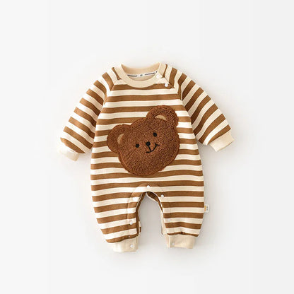 Embroidered Baby Bear Jumpsuit
