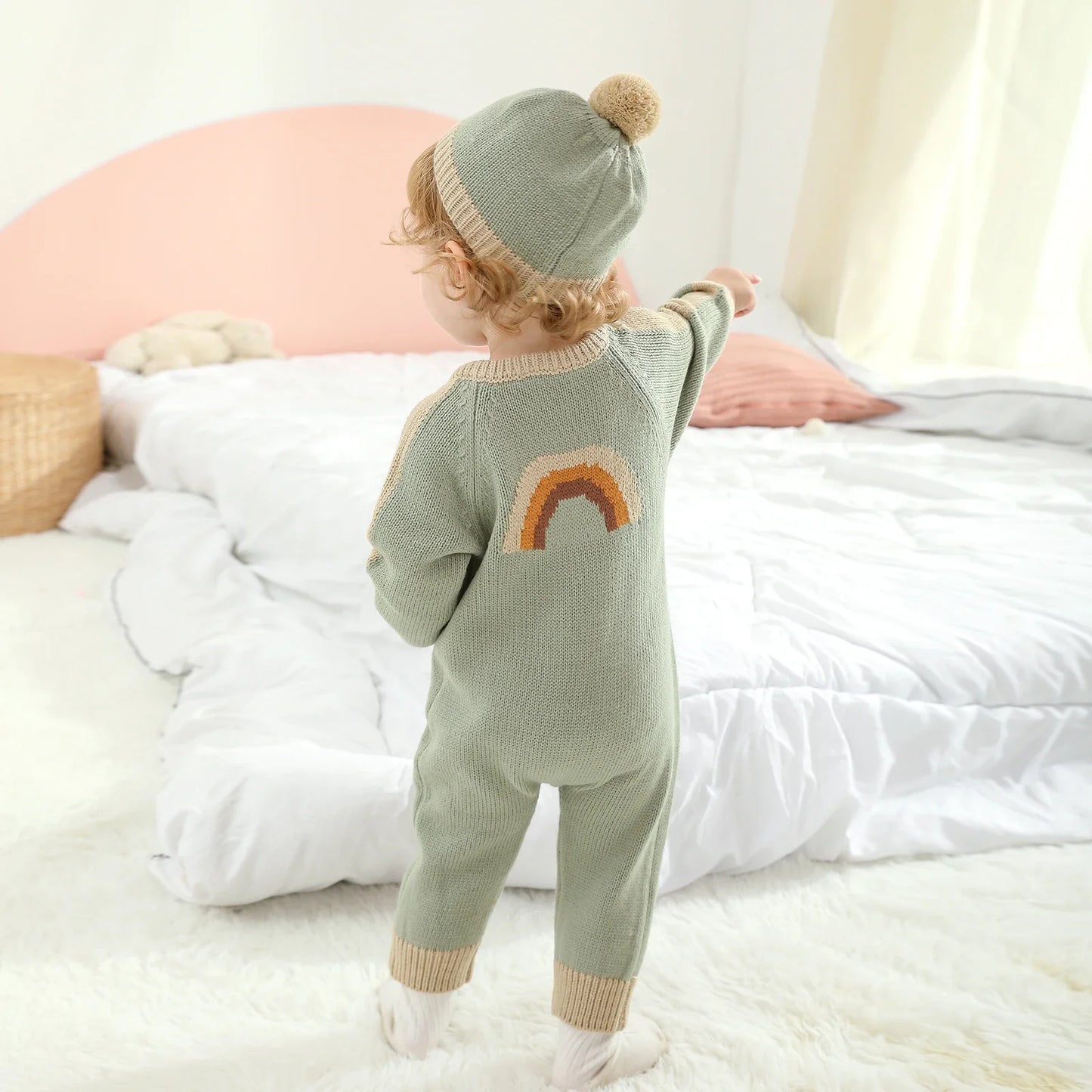 2 Piece Rainbow Jumpsuit