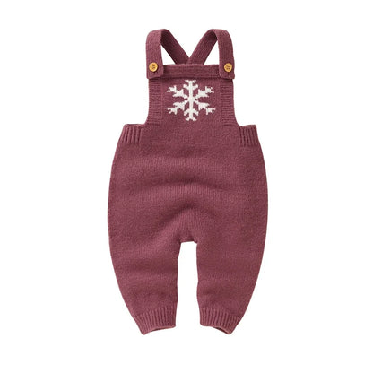 Snowflakes Overall Jumpsuit