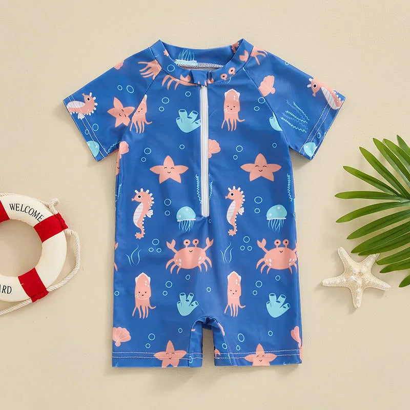 Marine Rash Guard Swimwear