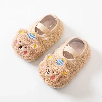 Cartoon Bear Winter Thick Warm Shoe