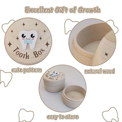 Wooden Tooth Box