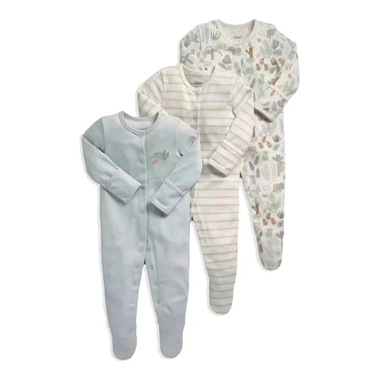3 Pieces Essential Newborn Jumpsuit