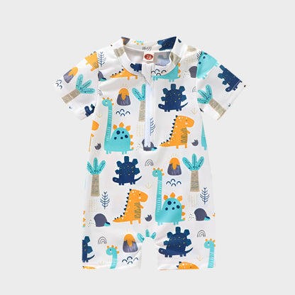 Cartoon Dinosaur Swimsuit