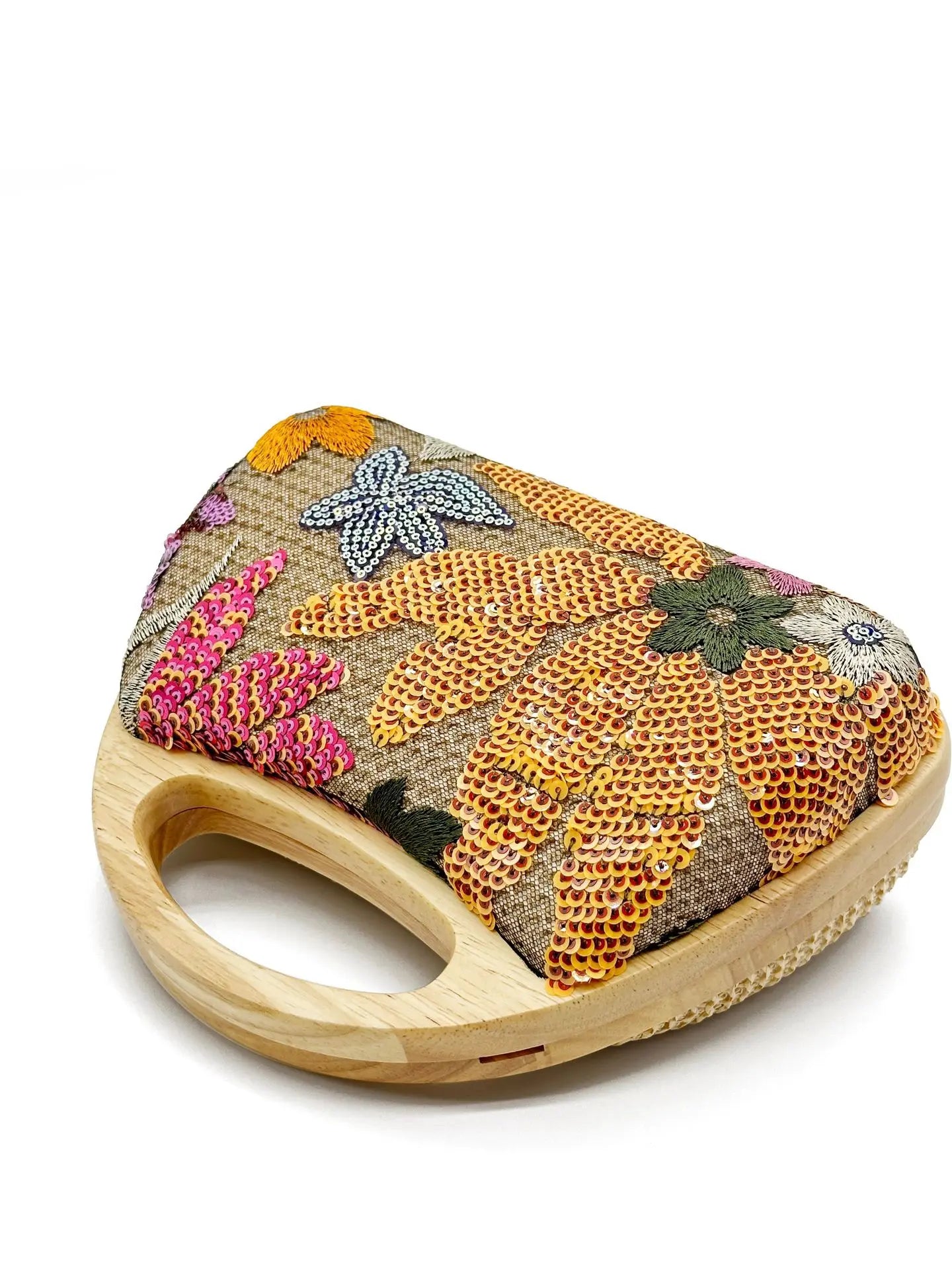 Embroidered Vintage Clutch Bag