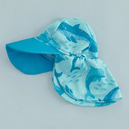 2 Piece Dolphin Rush Guard Swimwear