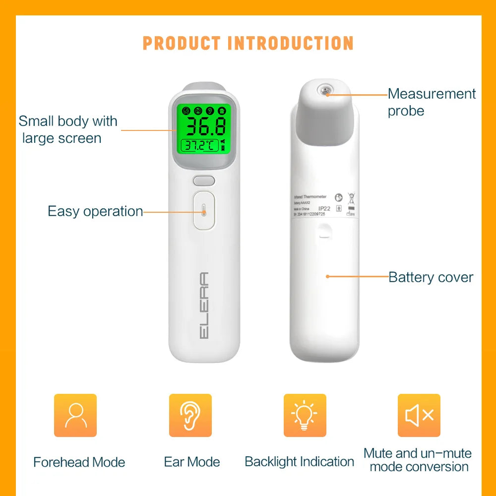 ELERA Infrared Digital Thermometer Forehead
