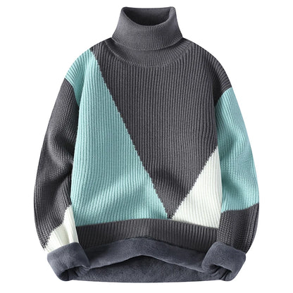 Turtleneck Sweater Fleece Pullovers