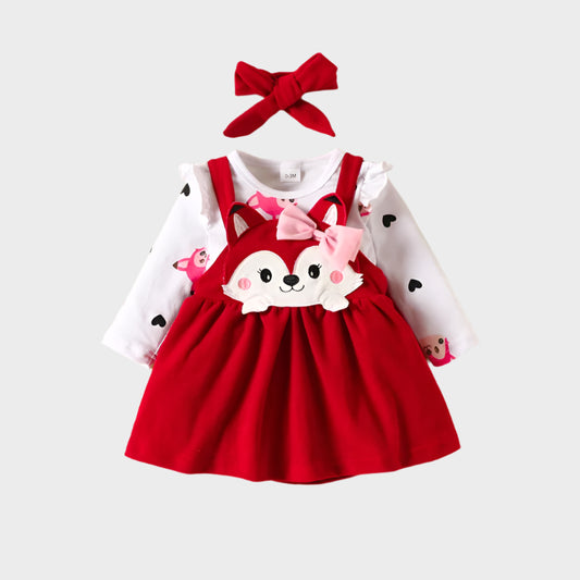 Cartoon Kitty Dress
