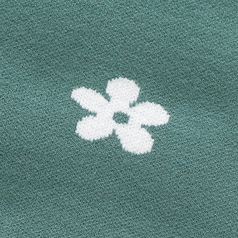 Floral Knitted Bodysuit