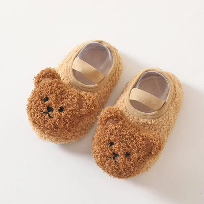 Cartoon Bear Winter Thick Warm Shoe