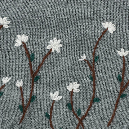 Floral Sleeveless Knitwear