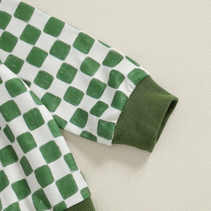 2 Piece Plaid Outfit