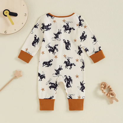 Western Cowboy Romper