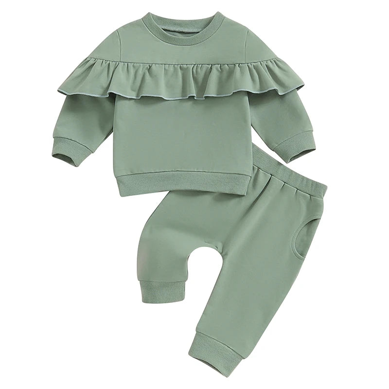 2 Piece Set Autumn Baby Girl Outfits