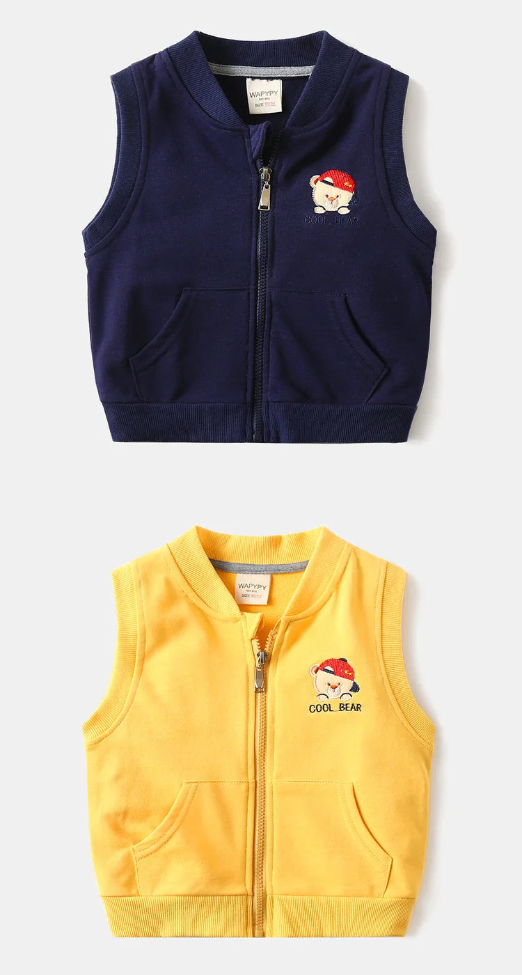 Bear Waistcoat Sleeveless Vest