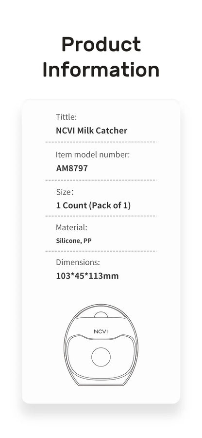 NCVI Breast Milk Collector