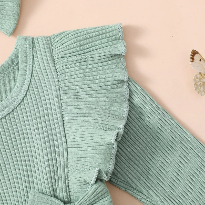 Floral Dress with Headband Set