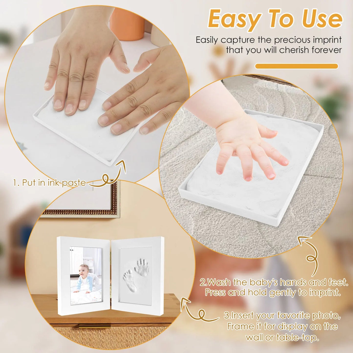 Personalized Baby Hand and Footprint Kit