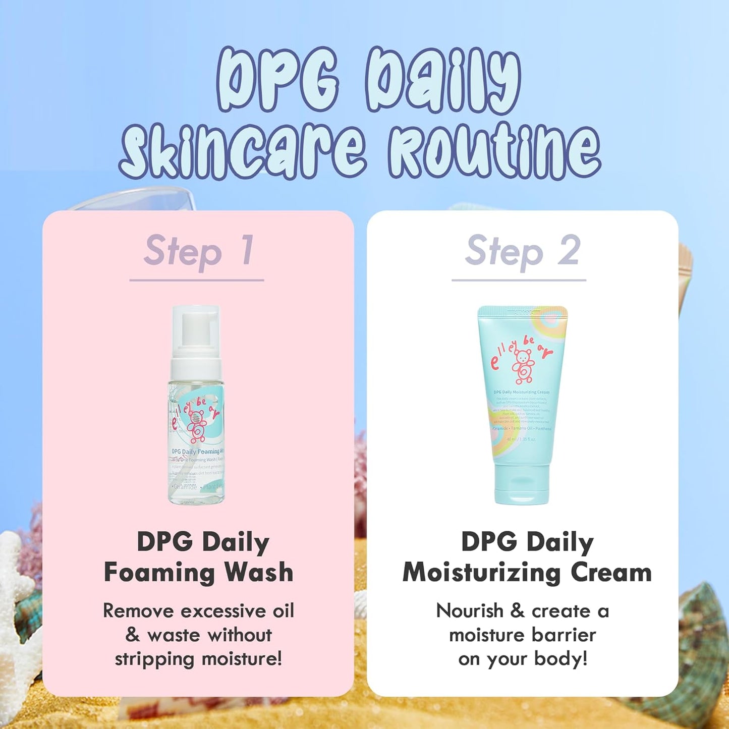 Daily Baby Moisturizing Cream | Korean Baby Face Cream for Sensitive Skin | Hypoallergenic & Vegan Formula with Tamanu Oil | Hydrating Moisturizer for Dry Skin (1.35 Fl Oz)