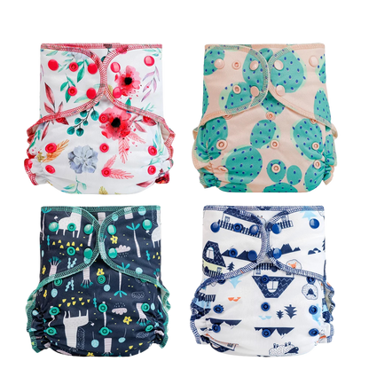 4 Pack Cloth Diaper