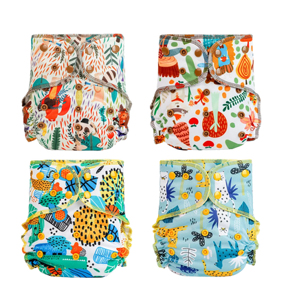 4 Pack Cloth Diaper