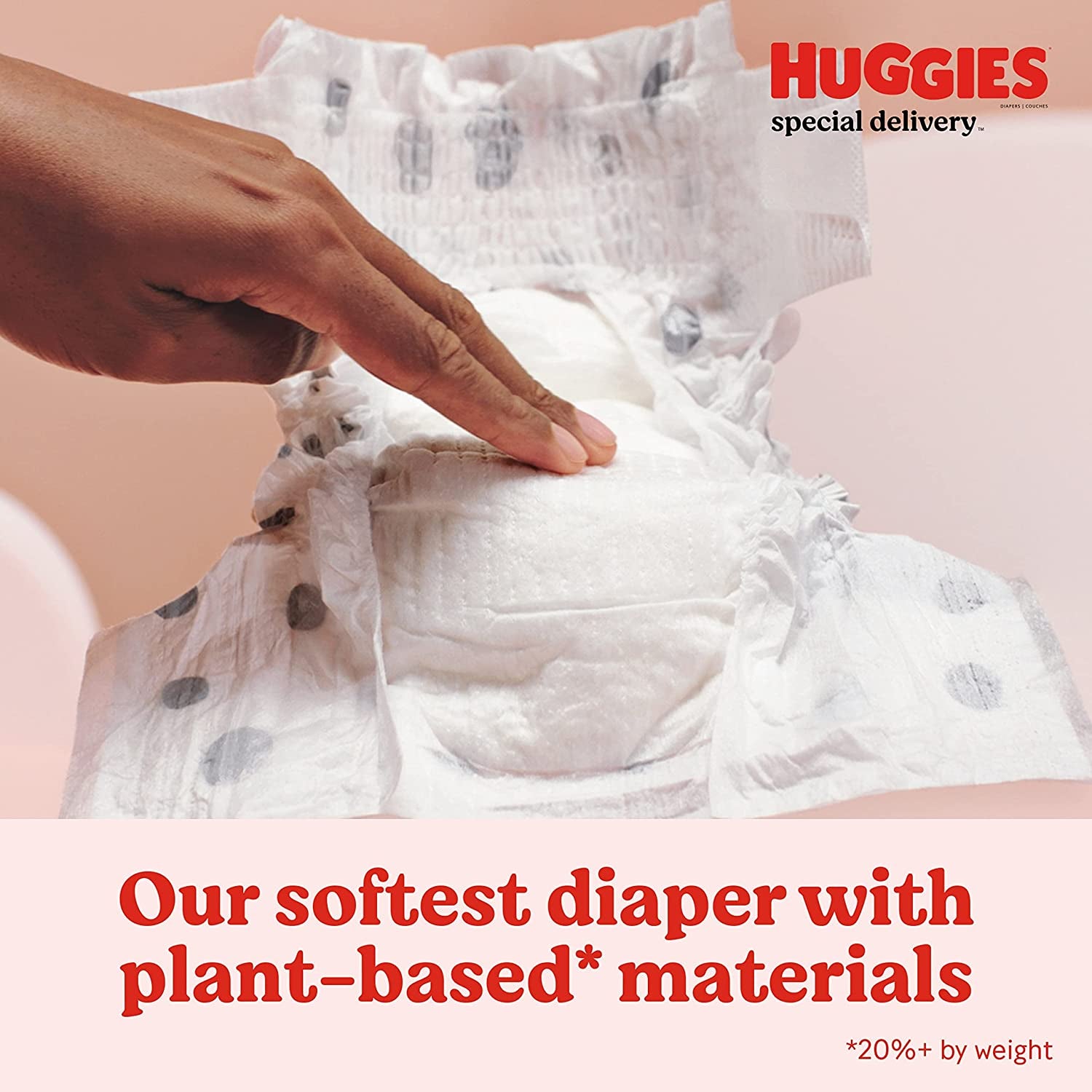 Special Delivery Hypoallergenic Baby Diapers Size 1 (Up to 14 Lbs), 32 Ct, Fragrance Free, Safe for Sensitive Skin