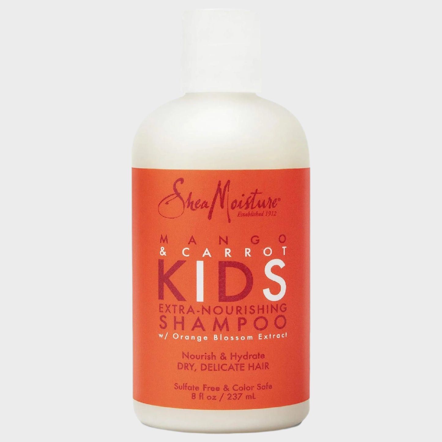 Extra-Nourishing Shampoo Hair Care for Kids Mango Carrot with Shea Butter 8 Oz